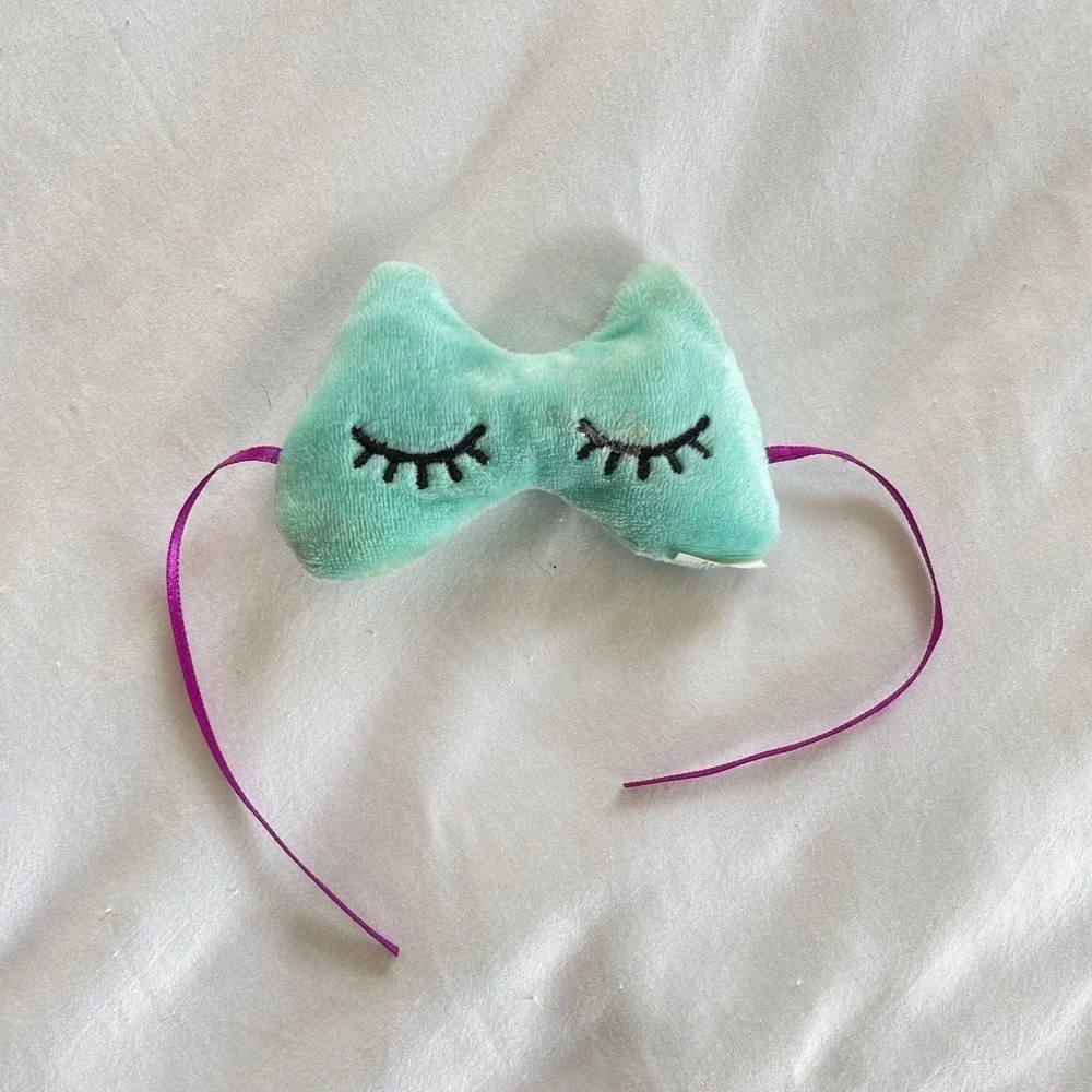 Cat Nip Filled Blue Sleep Mask - Cat Toy by R2P Pet